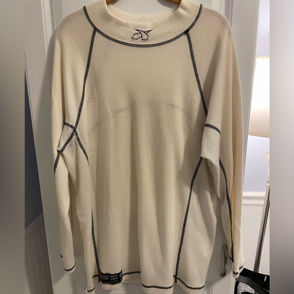 2016 IMPACT RACING  LONGSLEEVE TOP NOMEX XX-LARGE WHITE